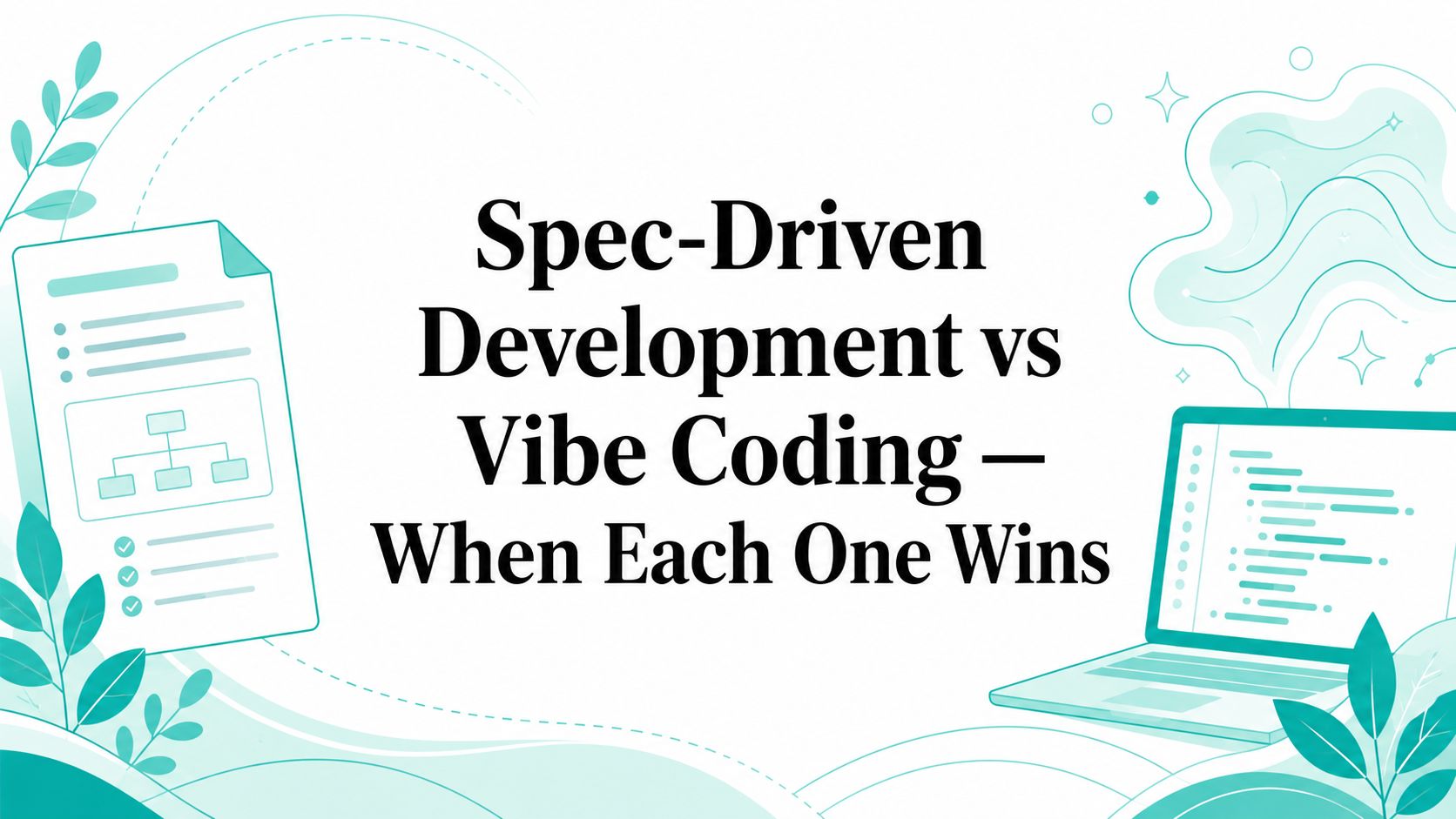Spec-Driven Development vs Vibe Coding — When Each One Wins